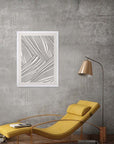 Afluentes: cuadro decorativo, vista 4 (blanco render)