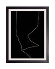 Cartografía: cuadro decorativo, vista 5 (negro)