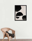 Charcos: cuadro decorativo, vista 2 (negro ambiente)
