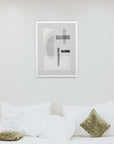 Claustro: cuadro decorativo, vista 4 (blanco ambiente)