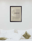 Contrafuerte: cuadro decorativo, vista 2 (negro ambiente)
