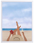Día de Playa: cuadro decorativo, vista 6 (blanco)