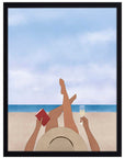 Día de Playa: cuadro decorativo, vista 5 (negro)