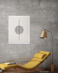 Eje Vertical: cuadro decorativo, vista 4 (blanco render)