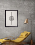 Eje Vertical: cuadro decorativo, vista 6 (negro render)