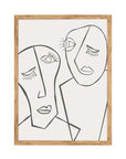 Gemelos: cuadro decorativo, vista 3 (madera)