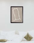 Géminis: cuadro decorativo, vista 2 (negro ambiente)