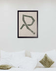 Glifo: cuadro decorativo, vista 2 (negro ambiente)