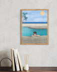 Oasis: cuadro decorativo, vista 2 (madera ambiente)