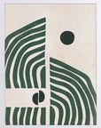 Ola Verde: cuadro decorativo, vista 6 (blanco)