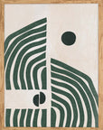Ola Verde: cuadro decorativo, vista 5 (madera)