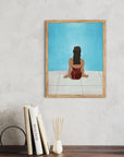 Orilla: cuadro decorativo, vista 2 (madera ambiente)