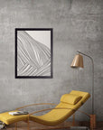 Pliegues: cuadro decorativo, vista 6 (negro render)