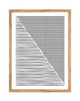 Ritmo: cuadro decorativo, vista 5 (madera)