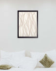 Seda: cuadro decorativo, vista 2 (negro ambiente)