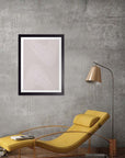 Simetría Doble: cuadro decorativo, vista 2 (negro render)