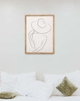 Sombrero Chic: cuadro decorativo, vista 6 (madera render)