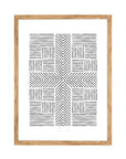 Tejido Gráfico: cuadro decorativo, vista 5 (madera)