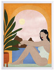 Terraza: cuadro decorativo, vista 6 (blanco)