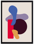 Trapecio: cuadro decorativo, vista 5 (negro)