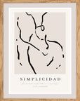 Trazo Quieto: cuadro decorativo, vista 3 (madera)