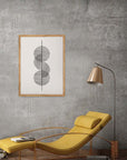 Trilogía: cuadro decorativo, vista 4 (madera render)