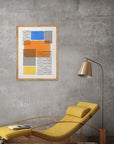 Verano Naranja: cuadro decorativo, vista 6 (madera ambiente)