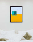 Alféizar: cuadro decorativo, vista 3 (negro render)