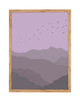 Bandada: cuadro decorativo, vista 7 (madera)