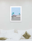 Café Palmera: cuadro decorativo, vista 6 (blanco render)
