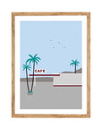 Café Palmera: cuadro decorativo, vista 7 (madera)