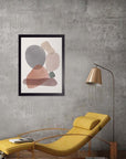 Canto Rodado: cuadro decorativo, vista 3 (negro render)