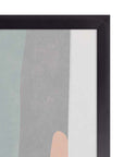 Cascada Gris: cuadro decorativo, vista 2 (negro detalle)