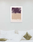 Ciruela y Arena: cuadro decorativo, vista 6 (blanco render)