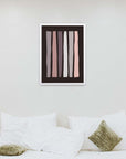 Ciruelo: cuadro decorativo, vista 6 (blanco render)