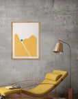 Colinas de Maíz: cuadro decorativo, vista 9 (madera render)