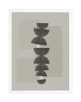 Columna Partida: cuadro decorativo, vista 4 (blanco)