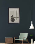 Contrapeso: cuadro decorativo, vista 3 (negro render)