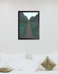 Desfiladero: cuadro decorativo, vista 3 (negro render)