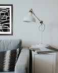 Enredo Negro: cuadro decorativo, vista 2 (render 01)