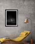 Facetas: cuadro decorativo, vista 3 (negro render)