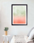 Jardín Brumoso: cuadro decorativo, vista 3 (negro render)