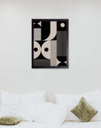 Mirada: cuadro decorativo, vista 3 (negro render)