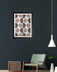 Mosaico: cuadro decorativo, vista 3 (negro render)