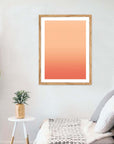 Ocaso: cuadro decorativo, vista 9 (madera render)