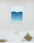 Oleada: cuadro decorativo, vista 6 (blanco render)