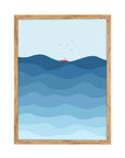 Oleada: cuadro decorativo, vista 7 (madera)