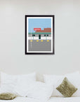 Parador: cuadro decorativo, vista 3 (negro render)