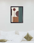 Péndulo: cuadro decorativo, vista 3 (negro render)