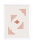 Pirámides: cuadro decorativo, vista 4 (blanco)